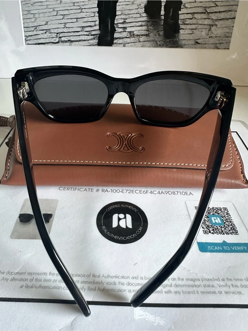 Authentic CELINE Monochroms CL40197U 01A Black Cat Eye Sunglasses NWT COA